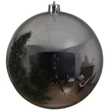 Kaemingk Kugeln Weihnachtskugeln bruchfest Weihnachtsdeko Baumschmuck silber Ø 14 cm