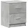 vidaXL Nachtschrank mit 2 Schubladen 40 x 36 x 50 cm Betongrau