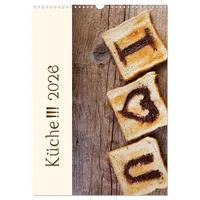 Calvendo Küche !!! 2026 (Wandkalender 2026 DIN A3 hoch),