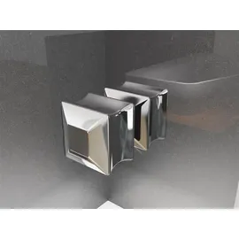 Buylando Emma Komplettdusche 90 x 80 cm links 8 mm Duschwanne