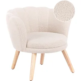 Beliani Kindersessel HALBY 0 x 0 cm Holz Hellbeige