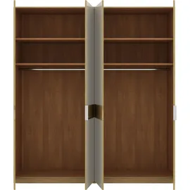 Musterring Drehtürenschrank Savona 200 x 216 x 0 cm Beige/Braun