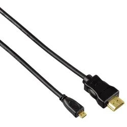 Hama HDMI 0.5m HDMI-Kabel 0,5 m HDMI Typ A (Standard) HDMI Typ D (Mikrofon) Schwarz