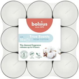 Bolsius True Scents Teelichter 18 St. weiß