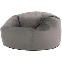 I.C.O.N. icon Sitzsack, Grau, Kunststoff, 1-Sitzer, Rund, 85x50x85 cm,