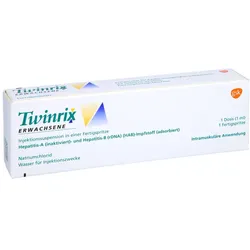 TWINRIX Erwachsene Impfdosis Inj.-Sus.i.e.FS o.Kan 1 St