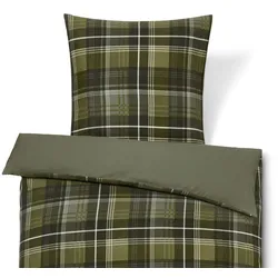 Tchibo - Flanell-Bettwäsche - grün