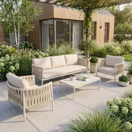beautysofa RIVIERA Loungeset beige