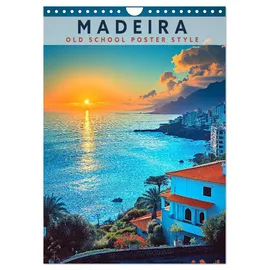 Calvendo Madeira - Old School Poster Style mehrfarbig 2026