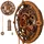 WOODEN.CITY 3D Holzpuzzle Uhr für Erwachsene – Industrial Vintage Wanduhr Holz Modellbausatz, 378 Teile