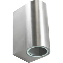 Polux Außenleuchte Edelstahl 2xGU10 IP44 304599 silber