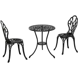 Outsunny Gartenmöbel-Set Aluminium