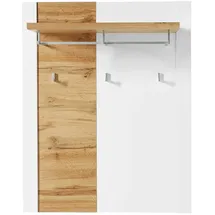 Innostyle Garderobenpaneel Materio weiß/eiche-altholz nachbildung