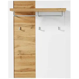 Innostyle Garderobenpaneel Materio weiß/eiche-altholz nachbildung