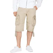 Alpha Industries Jet Cargo Shorts Bone White 31