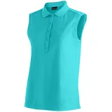 Maier Sports Ulrike sleeveless Frauen Polo Shirt - 46 - columbia