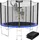 Kinetic Sports Salto Plus 244 cm  inkl. Sicherheitsnetz, Regenplane und Leiter Blau