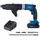 SCHEPPACH BC-DWD400MS-X inkl. 2 x 2,0 Ah + 2,4A Ladegerät