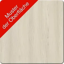 Kerkmann Move 1 elektrisch höhenverstellbarer Schreibtisch ahorn rechteckig, T-Fuß-Gestell silber 100,0 x 60,0 cm