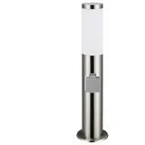 monzana MONZANA® Außenleuchte Edelstahl 50cm E27 Fassung IP44 Wetterfest Garten Wegeleuchte Gartenleuchte Beleuchtung für Außen 48cm