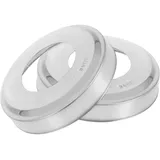 Supvox Edelstahl Handlaufabdeckung 2 Stück Für Poolleiter Und Gartengeländer Robuste Abdeckungen Für Stabilität Und Dekoration