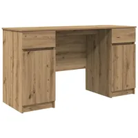 VidaXL Schreibtisch Artisan Eiche 140x49x76 cm Holzwerkstoff