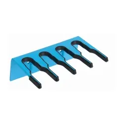Haug Kunststoff - Geräteleiste 86882 , Farbe: blau