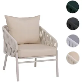 Mendler HWC-P90 Gartenstuhl 64 x 67 x 67 cm creme