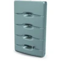 Prosperplast Arves Regenspeicher Aqua Wall 400 L grau