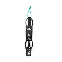 Roam Surfboard Leash Comp Schwarz fussleine fangleine surfbrett, Leash Längen: 6'