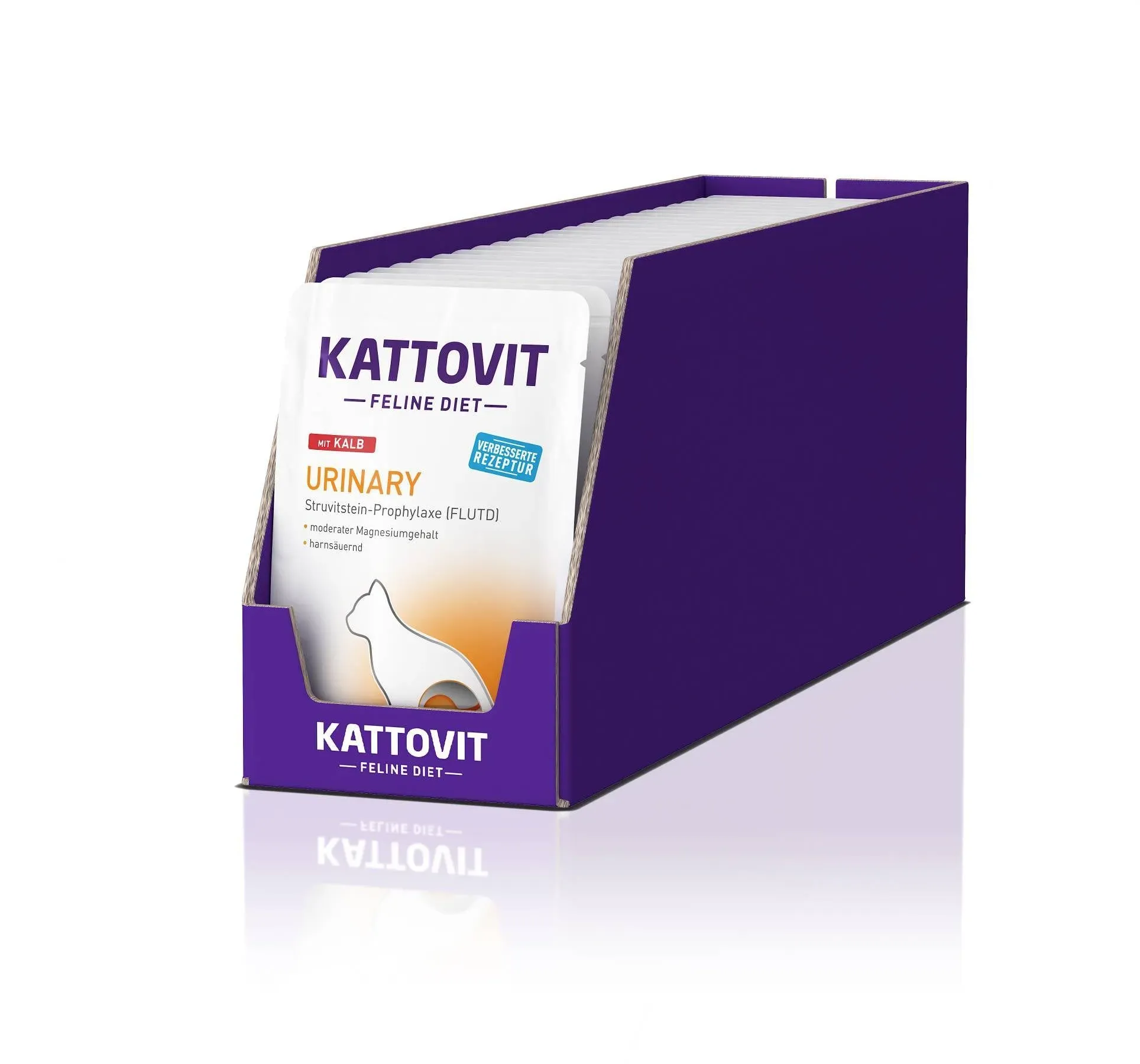 Kattovit Urinary Kalb Futter 24x85 g