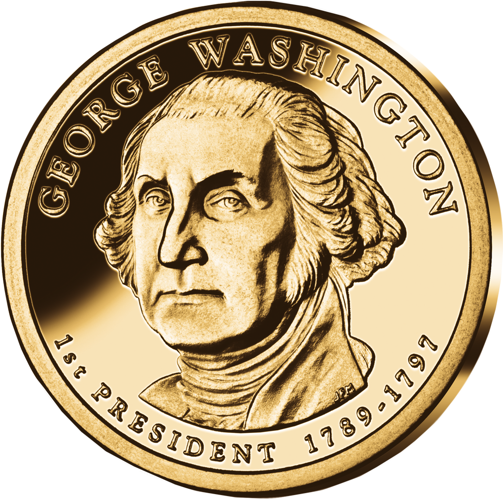 1. US-Präsidenten Dollar 'George Washington'