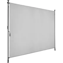 Tectake Klemmmarkise 208 x 310 cm grau Polyester