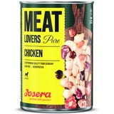 Josera Meatlovers Pure Chicken | Nassfutter für Hunde | hoher Fleischanteil | getreidefrei | leckeres Huhn | Alleinfuttermittel | 6 x 800 g