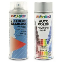 Dupli Color 400 ml Auto-Color Lack silber metallic 10-0131 + 400ml 2-Schicht-
