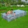 BESTWAY Steel Pro Frame Pool Set 366 x 201 x 66 cm inkl. Filterpumpe