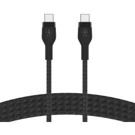 Belkin BoostCharge Pro Flex USB-C auf USB-C Kabel 2m, Schwarz
