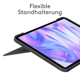 Logitech Combo Touch iPad Pro 11 (M4) (2024) Tastatur-Case Graphite