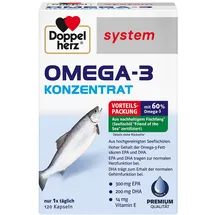 Doppelherz System Omega-3 Konzentrat Kapseln 120 St.