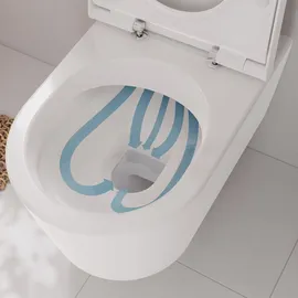 Hansgrohe EluPura S Wand-WC mit WC-Sitz Weiß spülrandlos