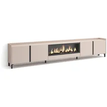 SKRAUT HOME Lowboard 315x61 cm Beige Holzwerkstoff