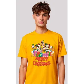 F4NT4STIC T-Shirt Disney Micky Maus And Friends Christmas in spectra yellow | Gr.: XXL