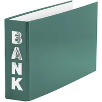Livepac-Office Bankordner DIN 140x250 mm Grün 3 St.