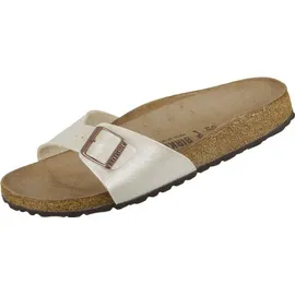 Birkenstock Madrid Vegan Birko-Flor schmal graceful pearl white 38