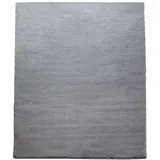 TT Home Teppich Schlafzimmer Kunstfell Flauschig Kaninchenfell Imitat In Dunkelgrau, Größe:120x160 cm