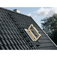 VELUX Wohn- Ausstiegsfenster Holz GXL  FK06 2070 weiß lack THERMO    Alu  66x118 Uw-Wert: 1,3