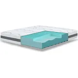 The White Stone Matratze 85 x 185 mit mittlerer Festigkeit Höhe 16 cm | Italy