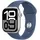 Apple Watch Series 10 GPS 42 mm Aluminiumgehäuse silber Sportarmband denim S/M