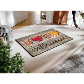 Wash+Dry Fußmatte Willkommensgruss