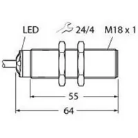 Turck Ultraschallsensor RU50L-S18-AN8X